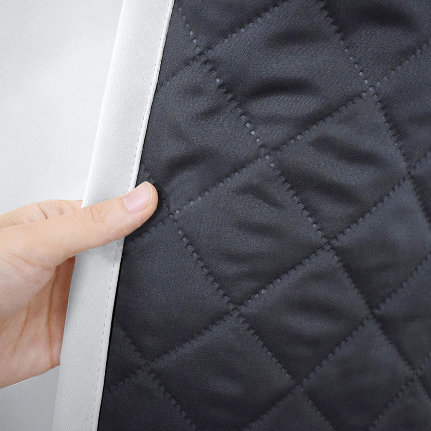 Insulated Outdoor Curtains for Winter - Greyish White