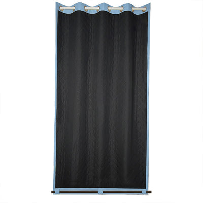 Insulated Outdoor Curtains for Winter - Saphhire Blue