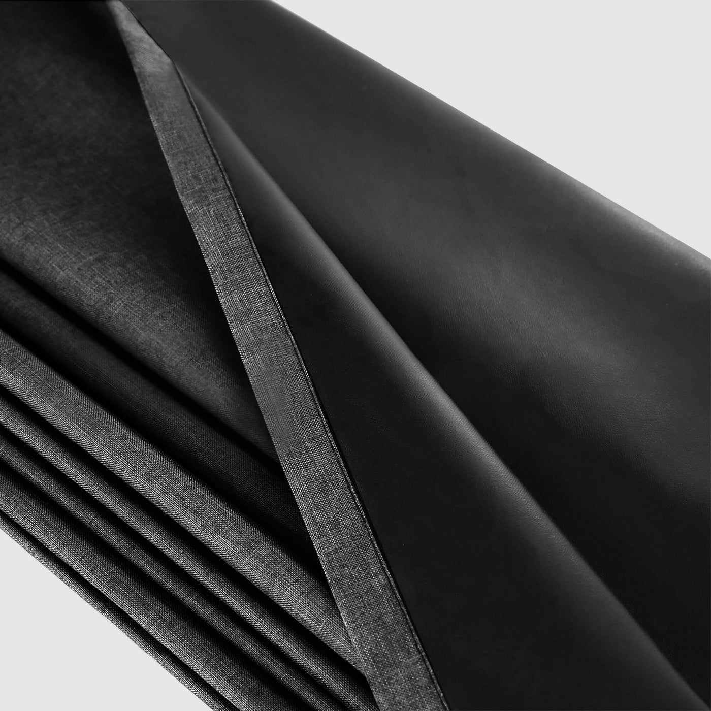 Heartcosy Blackout Curtains Dark Grey - Grommet Top