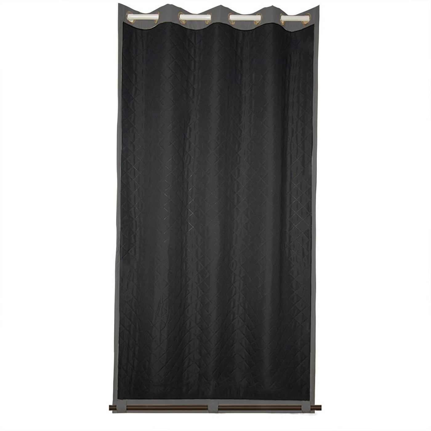 Insulated Outdoor Curtains for Winter - Charcoal