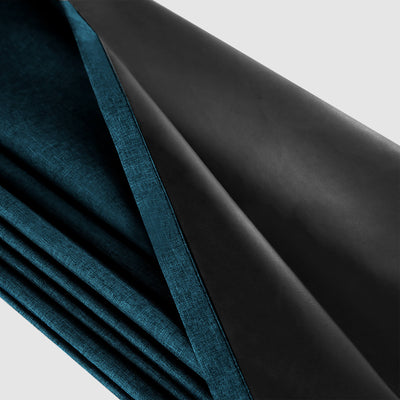 Heartcosy Blackout Curtains Dark Blue - Grommet Top