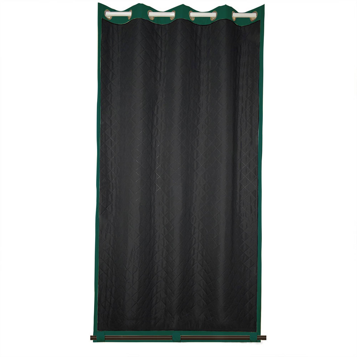 Insulated Outdoor Curtains for Winter - Dark Green