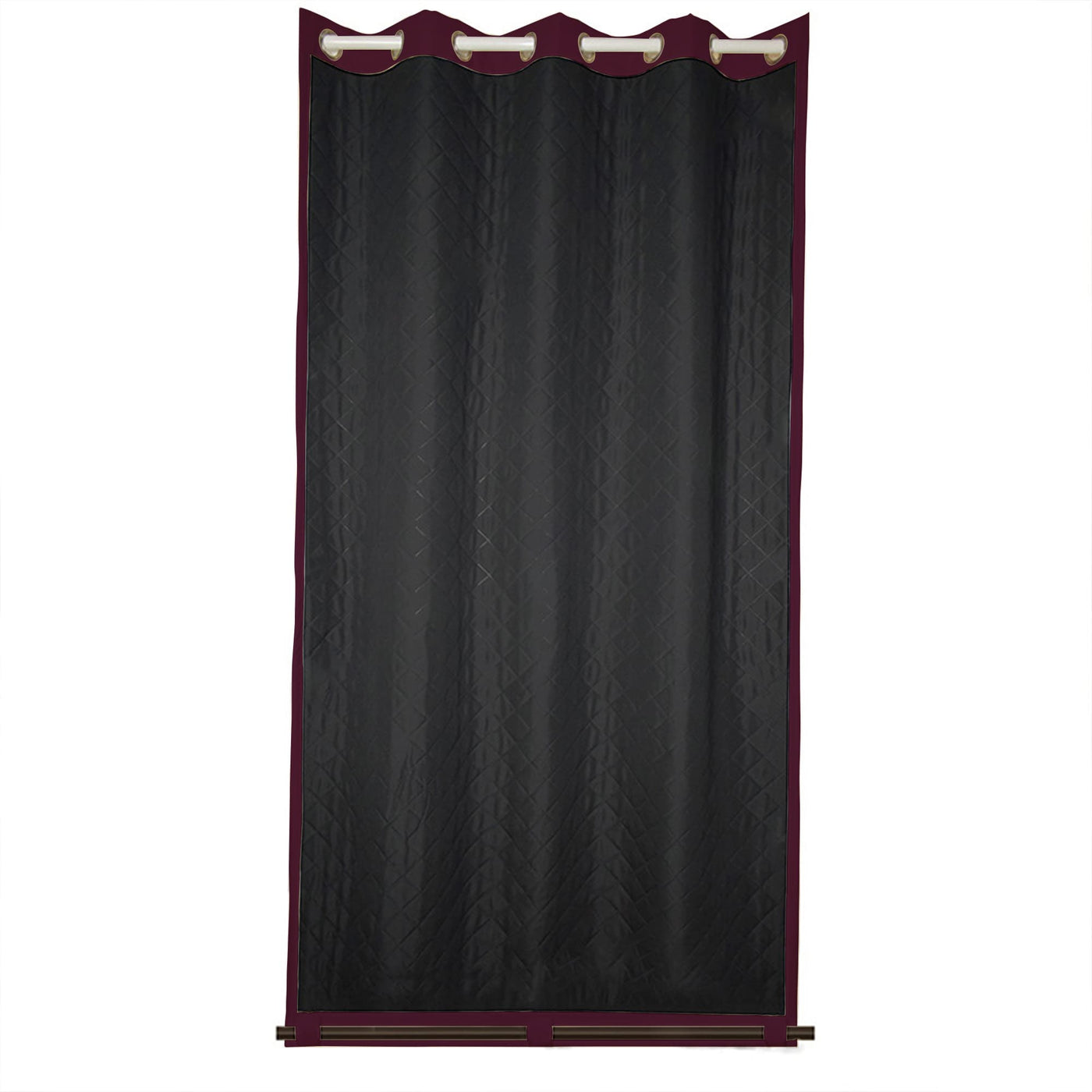 Insulated Outdoor Curtains for Winter - Wine Red