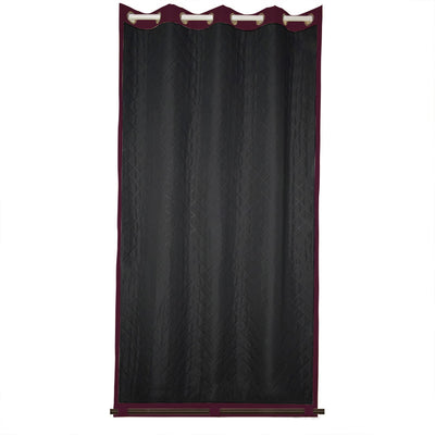 Insulated Outdoor Curtains for Winter - Wine Red