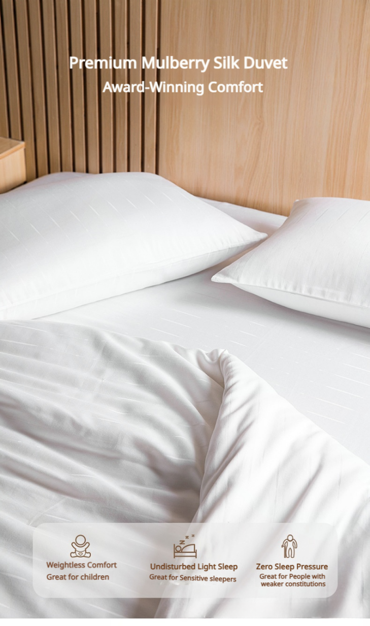 HEARTCOSY Mulberry Silk Duvet