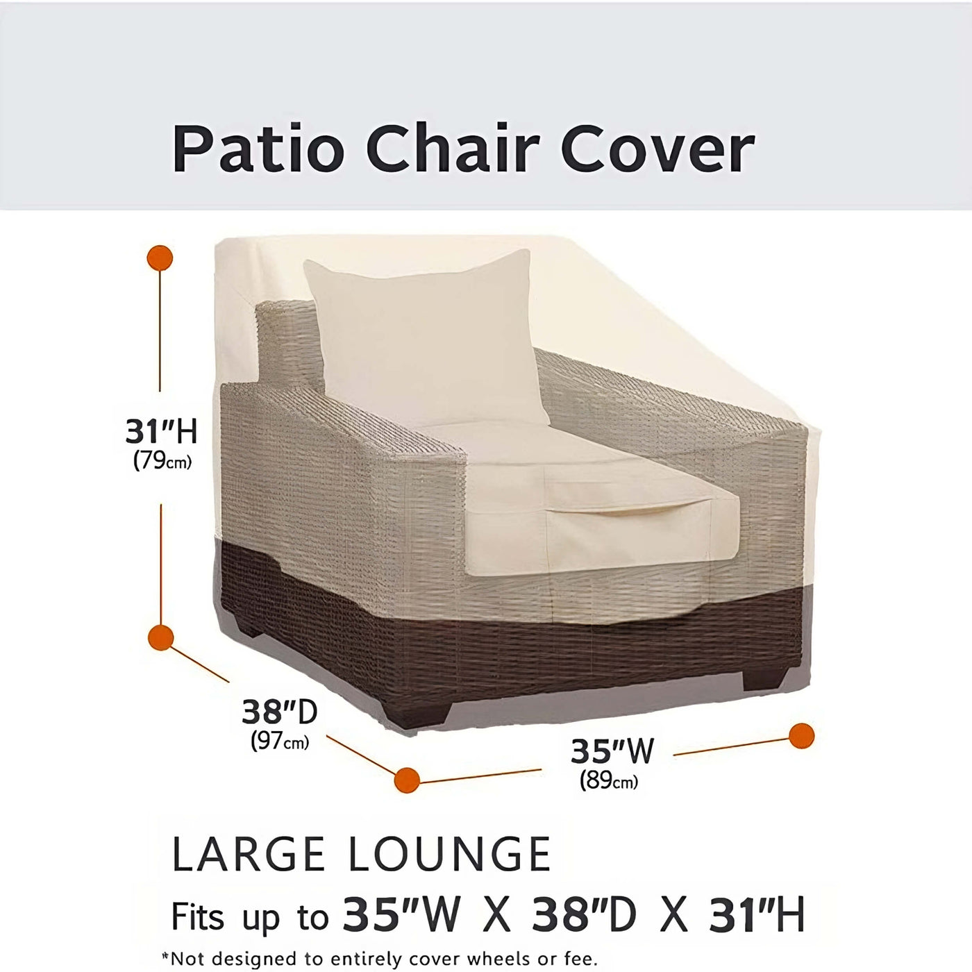 Outdoor Waterproof Patio Chair Covers