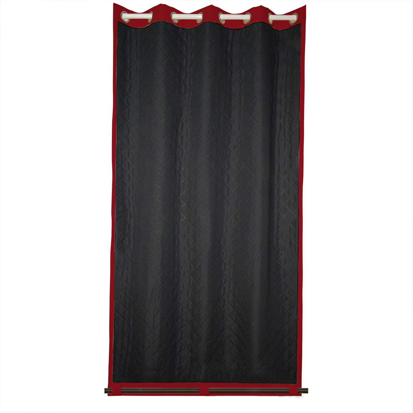 Insulated Outdoor Curtains for Winter - Red