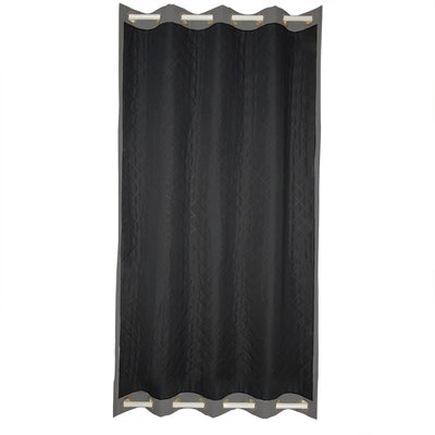 Insulated Outdoor Curtains for Winter - Charcoal
