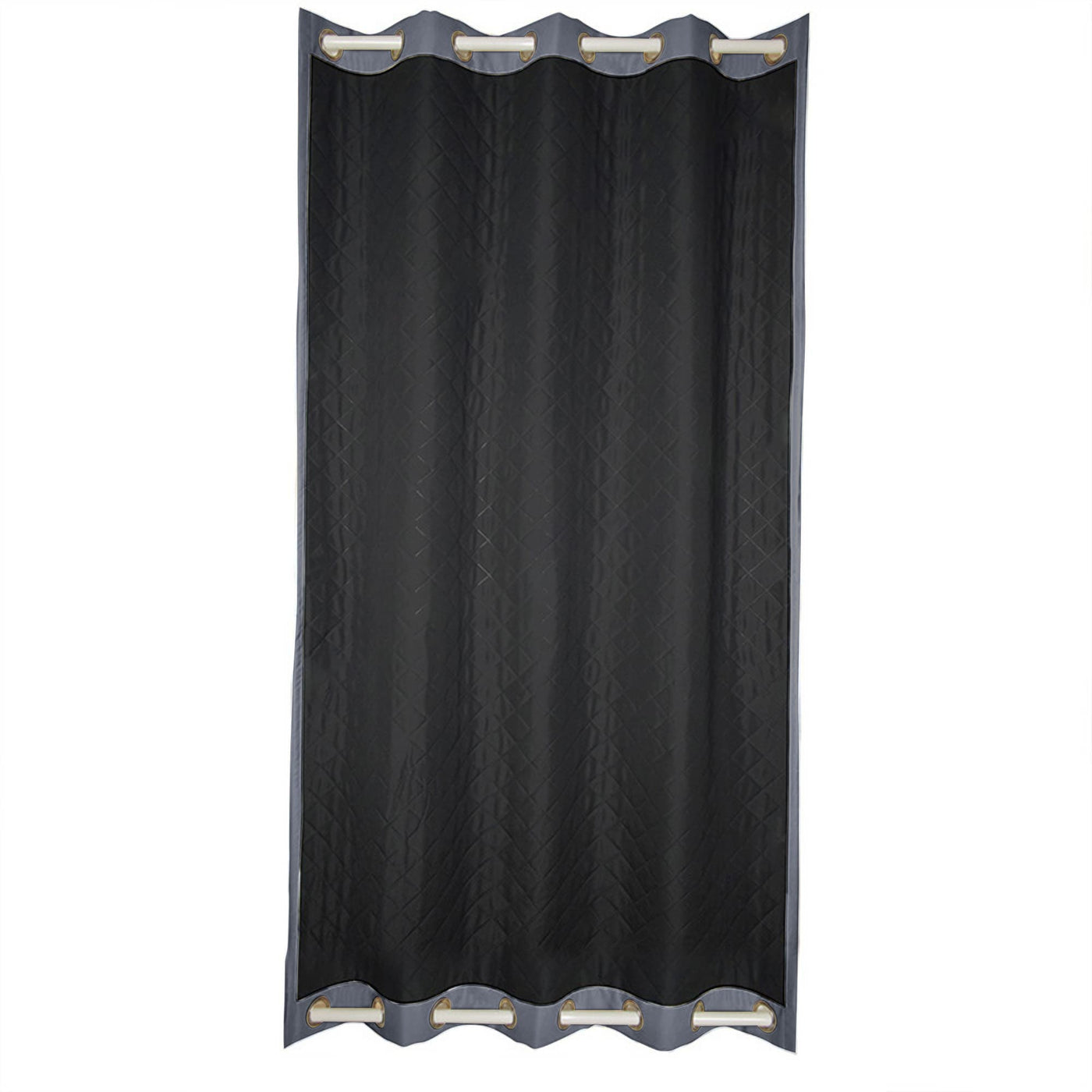 Insulated Outdoor Curtains for Winter - Dark Grey