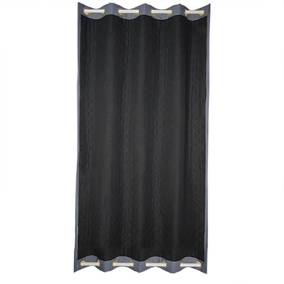Insulated Outdoor Curtains for Winter - Dark Grey