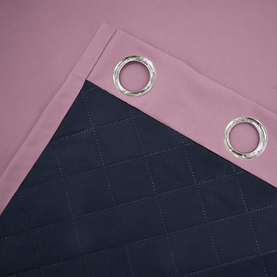 Insulated Outdoor Curtains for Winter - Dusty Rose