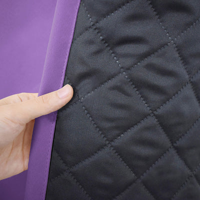 Insulated Outdoor Curtains for Winter - Purple