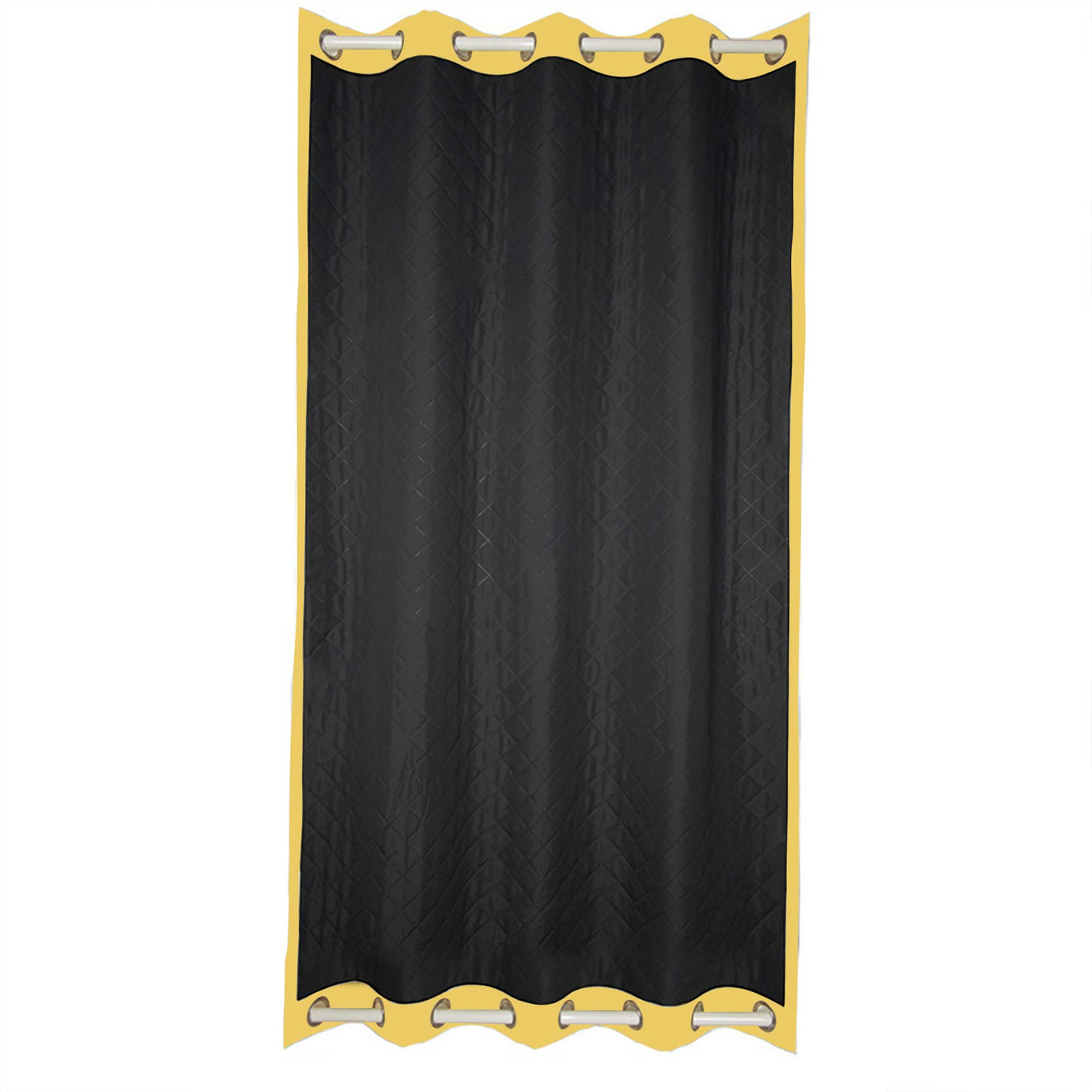 Insulated Outdoor Curtains for Winter - Yellow