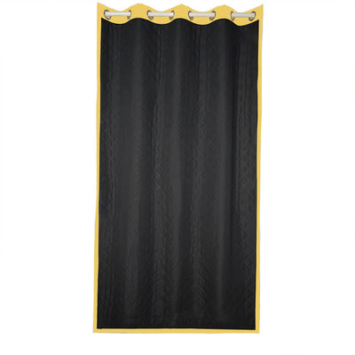 Insulated Outdoor Curtains for Winter - Yellow