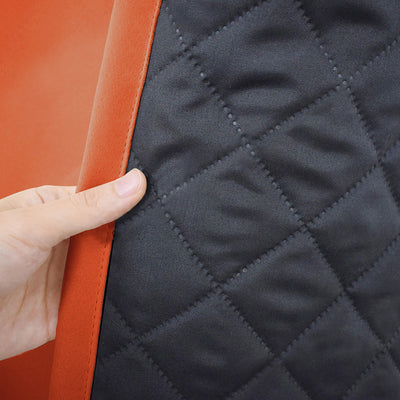 Insulated Outdoor Curtains for Winter - Orange