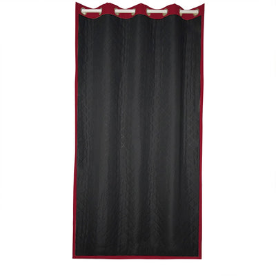 Insulated Outdoor Curtains for Winter - Red