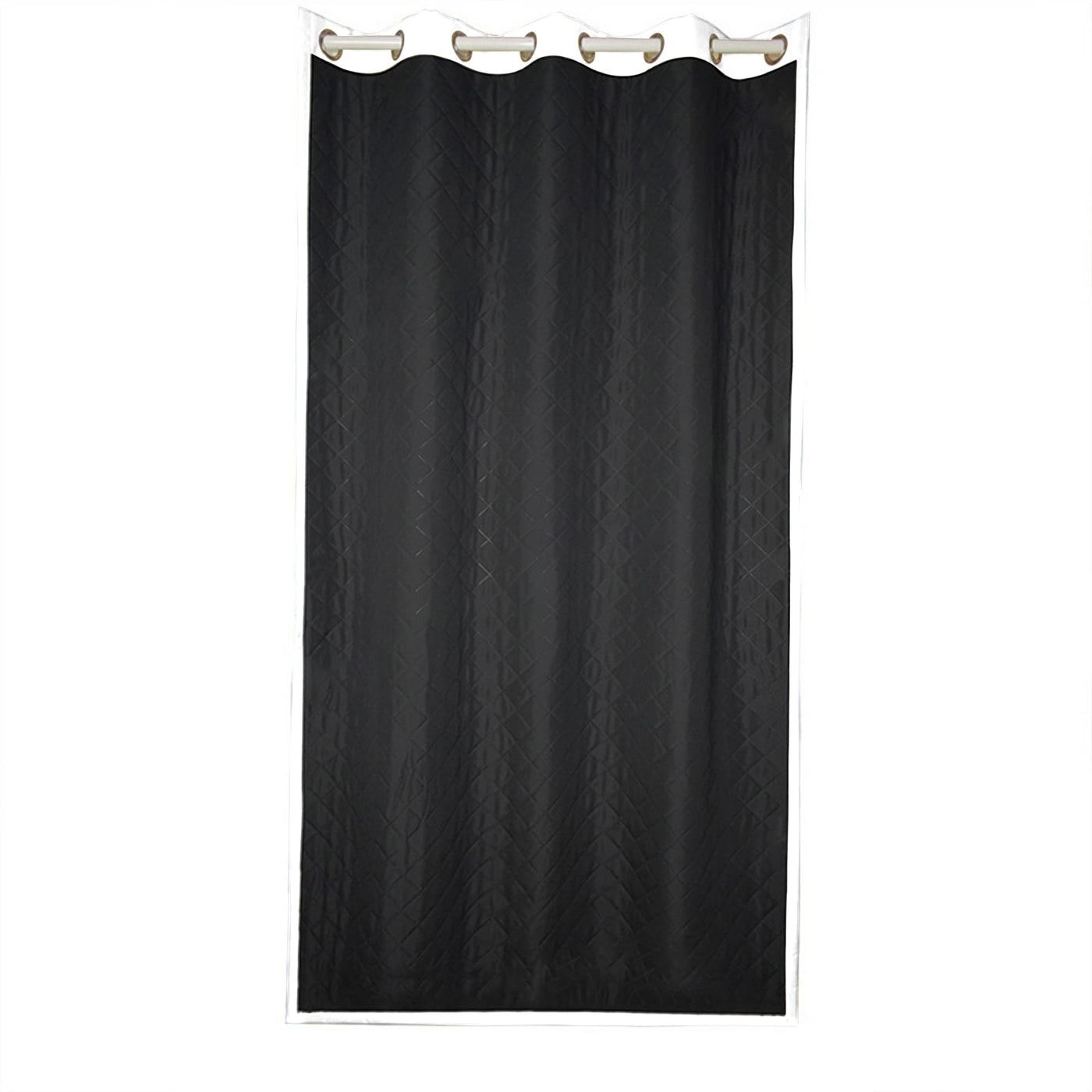 Insulated Outdoor Curtains for Winter - White