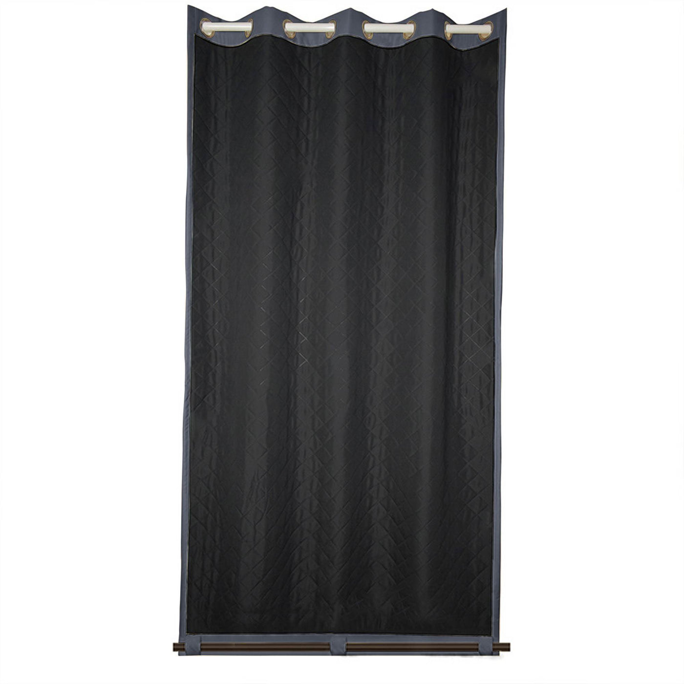 Insulated Outdoor Curtains for Winter - Dark Grey