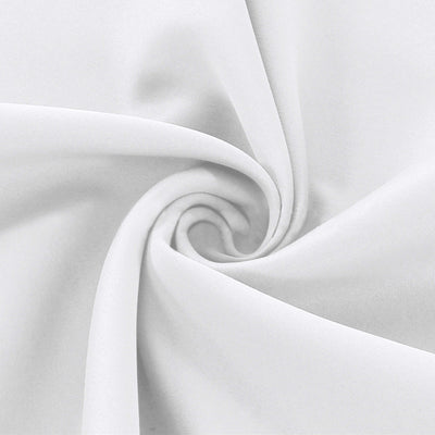 Heartcosy Blackout Curtains White - Grommet Top