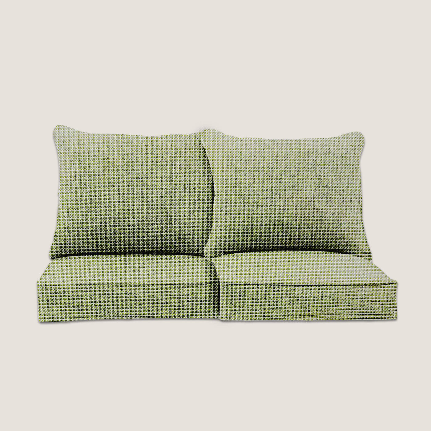 PENGI Outdoor Couch Cushion Set 2 Seats - Blend