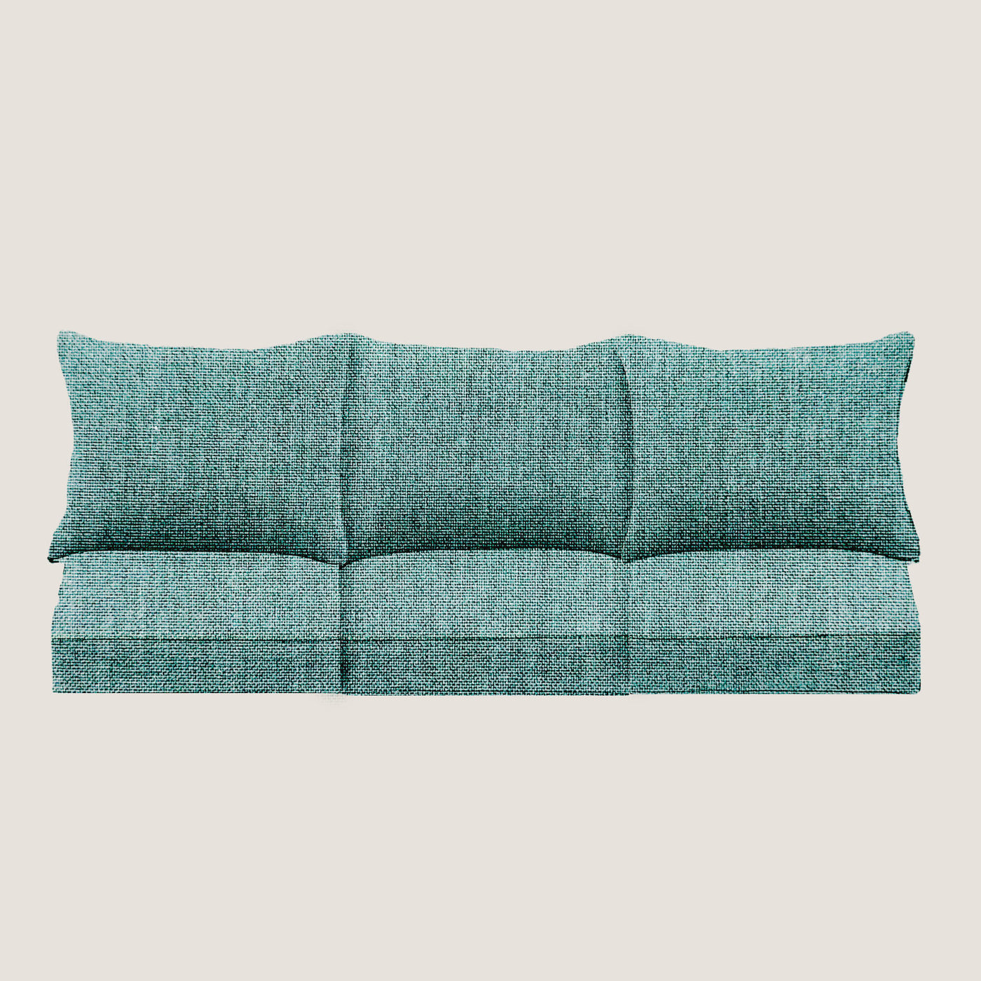 PENGI Outdoor Couch Cushion Set 3 Seats - Blend