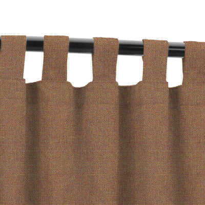 PENGI Outdoor Curtains Waterproof - Blend Tobacco Brown