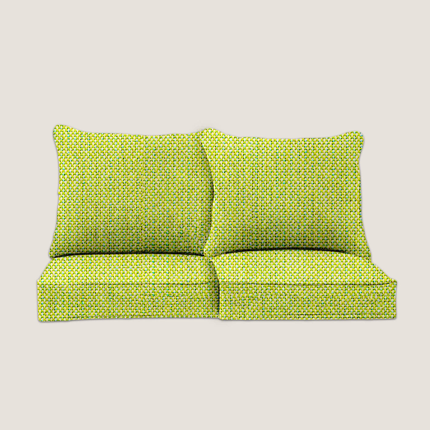 PENGI Outdoor Couch Cushion Set 2 Seats - Blend