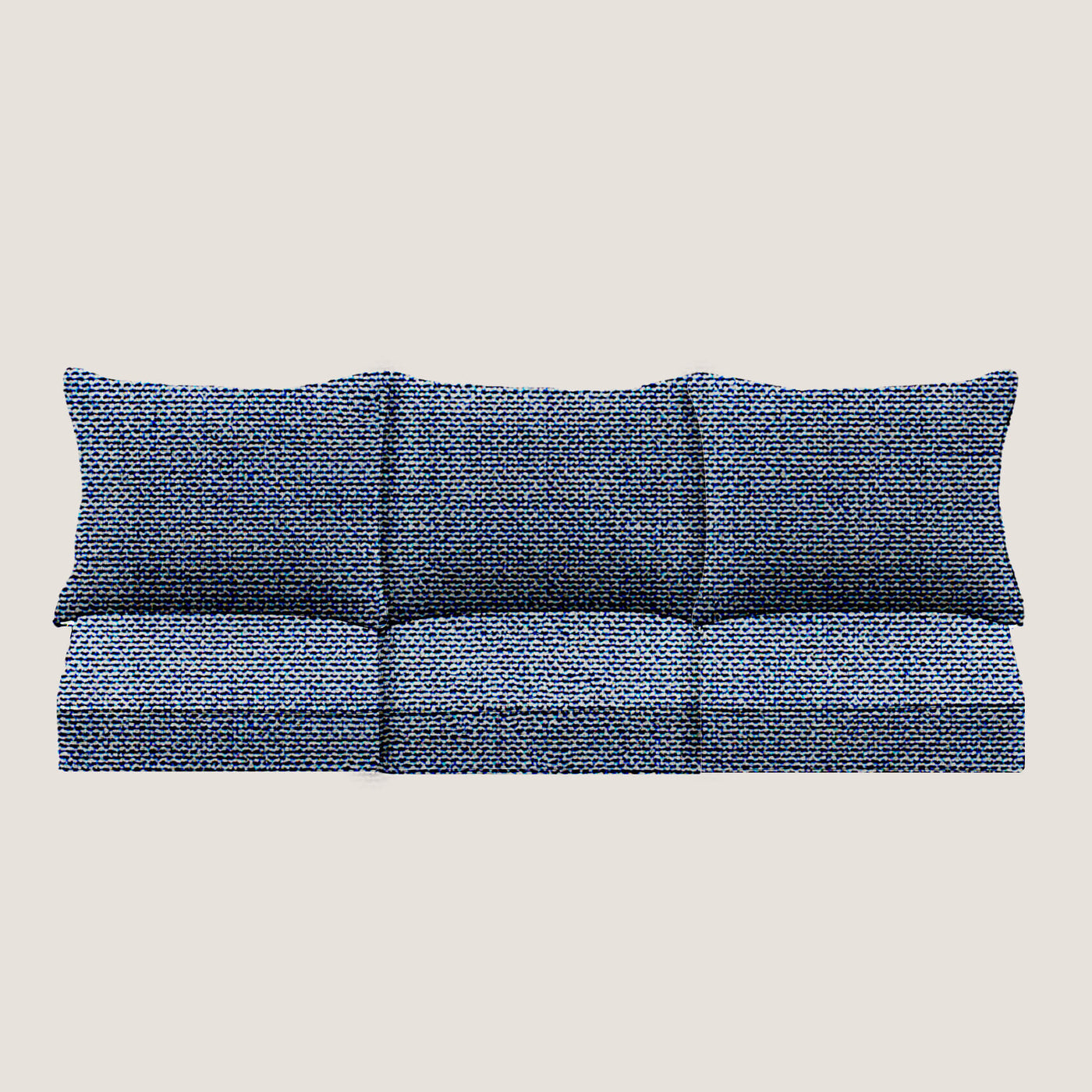 PENGI Outdoor Couch Cushion Set 3 Seats - Blend