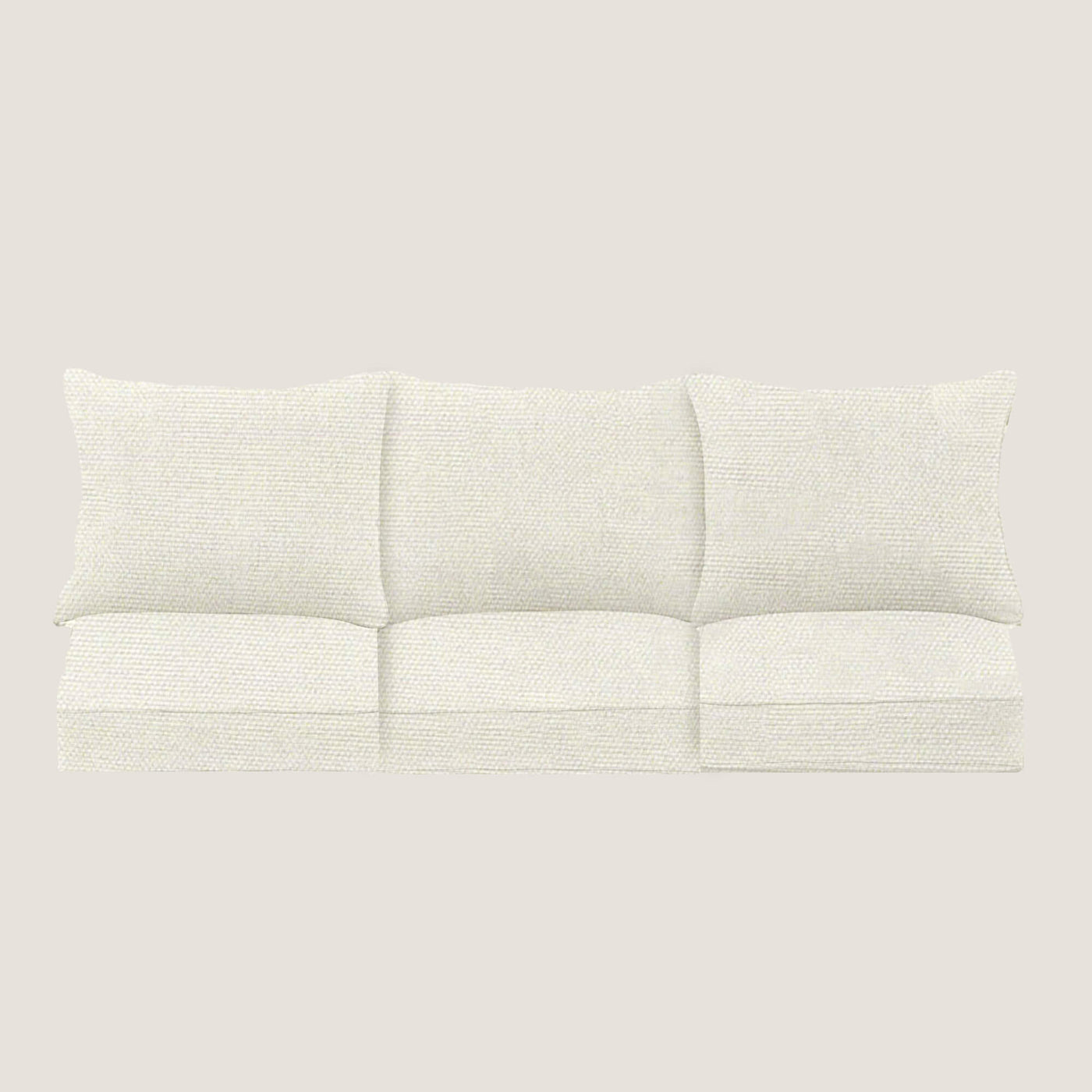 PENGI Outdoor Couch Cushion Set 3 Seats - Pure