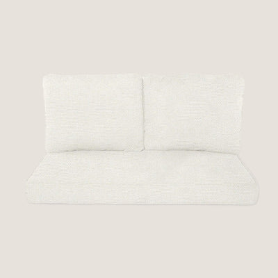 PENGI Outdoor Loveseat Cushion Set - Pure