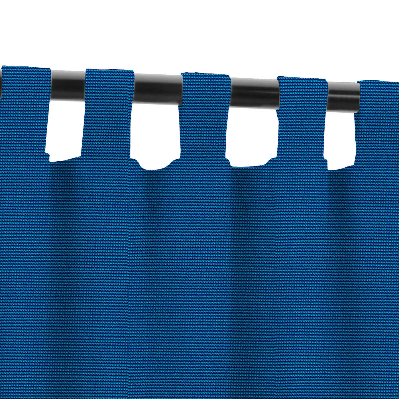 PENGI Outdoor Curtains Waterproof - Pure Brilliant Blue