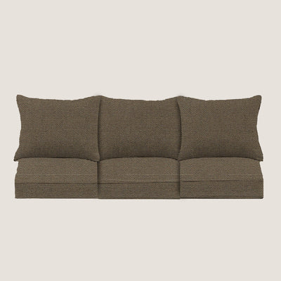 PENGI Outdoor Couch Cushion Set 3 Seats - Pure