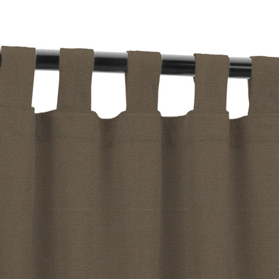 PENGI Outdoor Curtains Waterproof - Pure Tobacco Brown