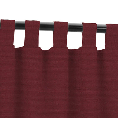 PENGI Outdoor Curtains Waterproof - Pure Ruby Wine