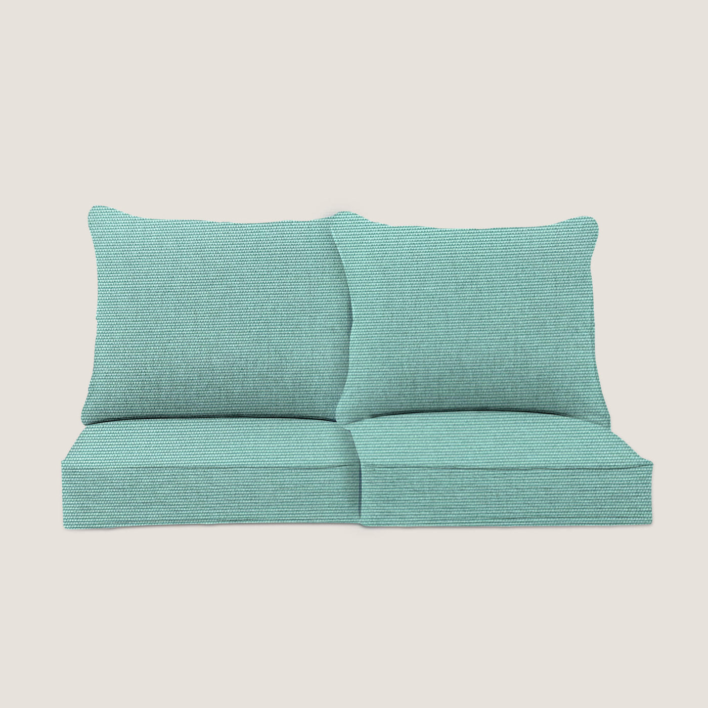 PENGI Outdoor Couch Cushion Set 2 Seats - Pure