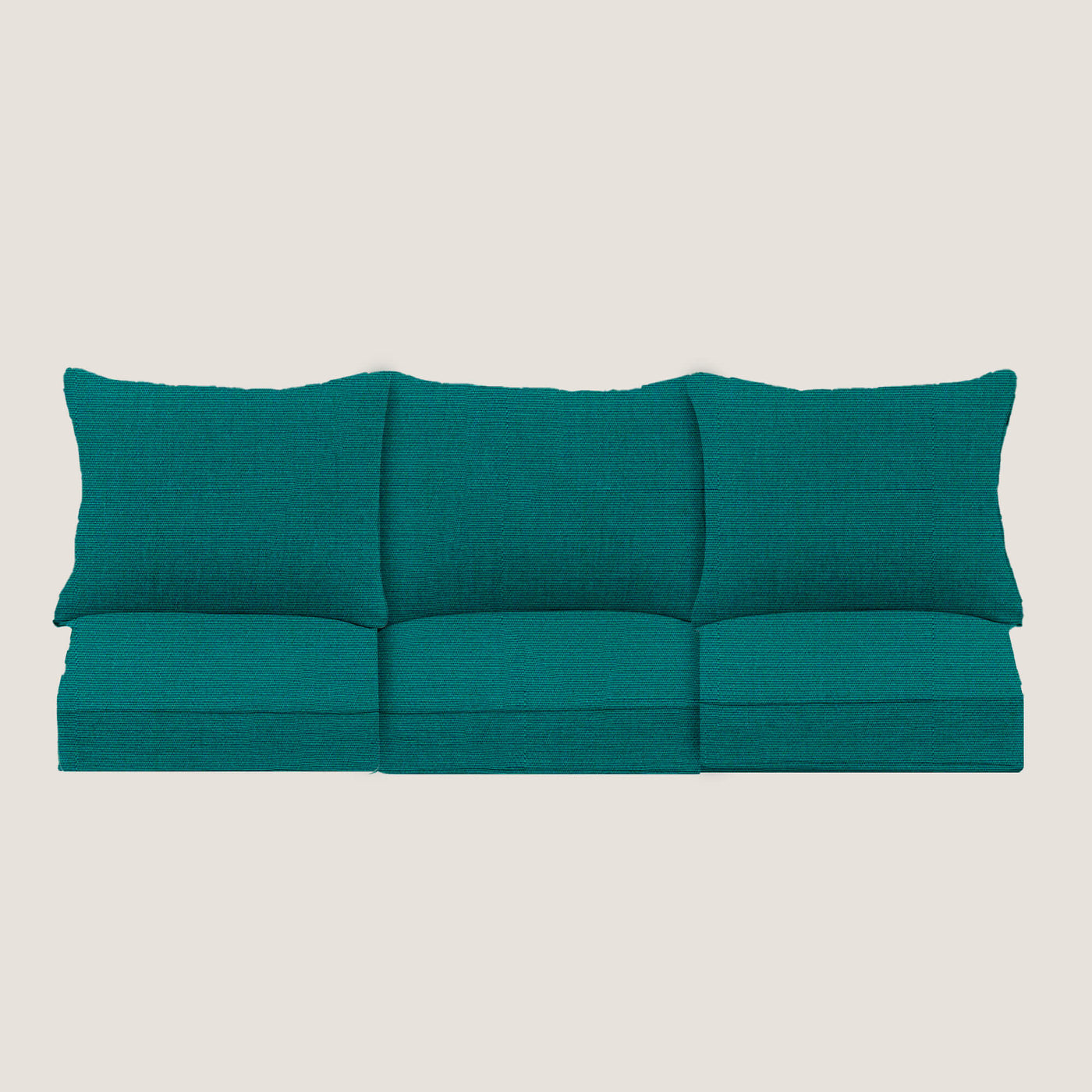 PENGI Outdoor Couch Cushion Set 3 Seats - Pure