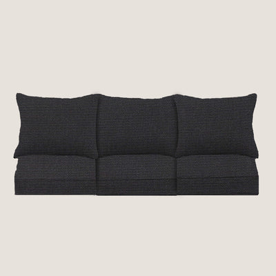 PENGI Outdoor Couch Cushion Set 3 Seats - Pure