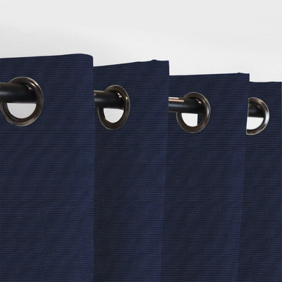 PENGI Outdoor Curtains Waterproof - Pure Nigthshadow Blue