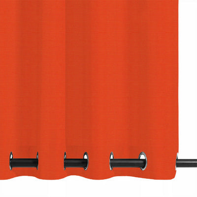 PENGI Outdoor Curtains Waterproof- Pure Red Orange