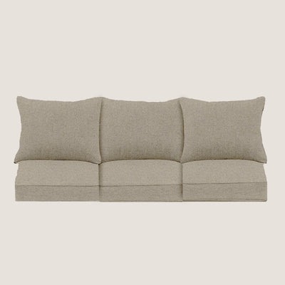 PENGI Outdoor Couch Cushion Set 3 Seats - Pure