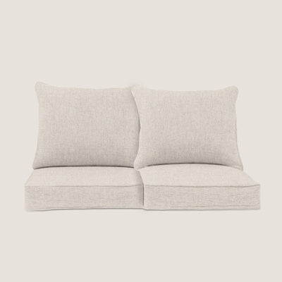 PENGI Outdoor Couch Cushion Set 2 Seats - Pure