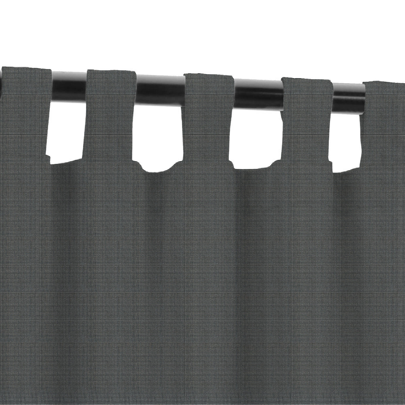 PENGI Outdoor Curtains Waterproof - Wire Black