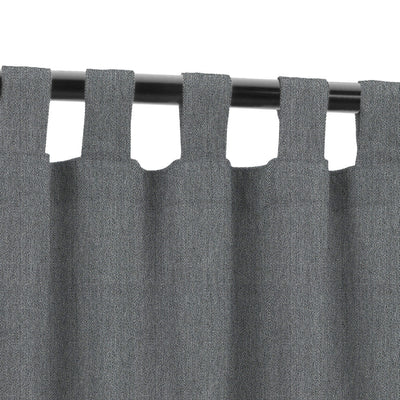 PENGI Outdoor Curtains Waterproof- Mix Charcoal Gray