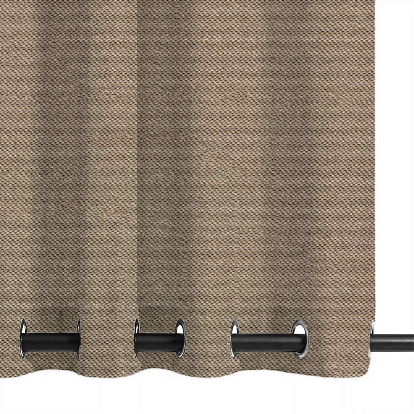 PENGI Outdoor Curtains Waterproof - Sailcloth Sepia Tint