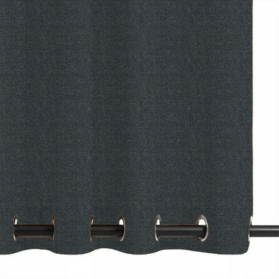 PENGI Outdoor Curtains Waterproof - Sailcloth Dark Gray