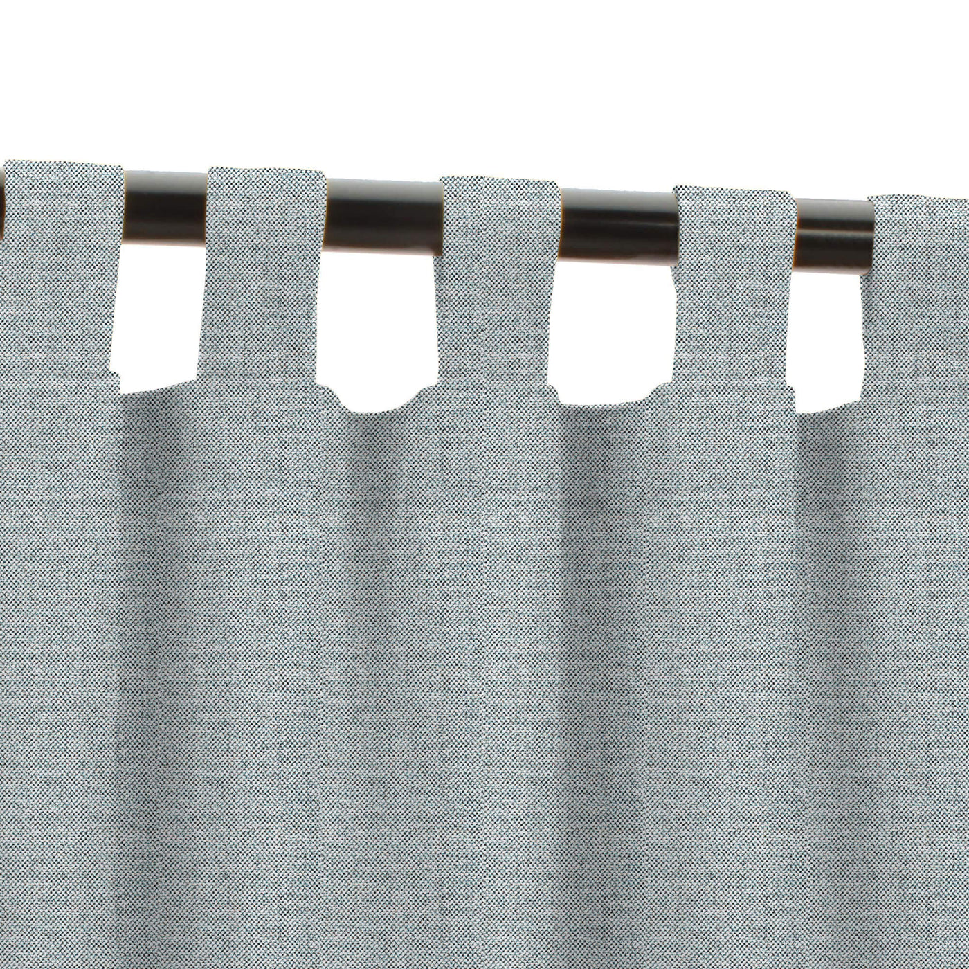 PENGI Outdoor Curtains Waterproof - Sailcloth Steeple Gray