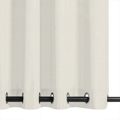 PENGI Outdoor Curtains Waterproof - Sailcloth Star White