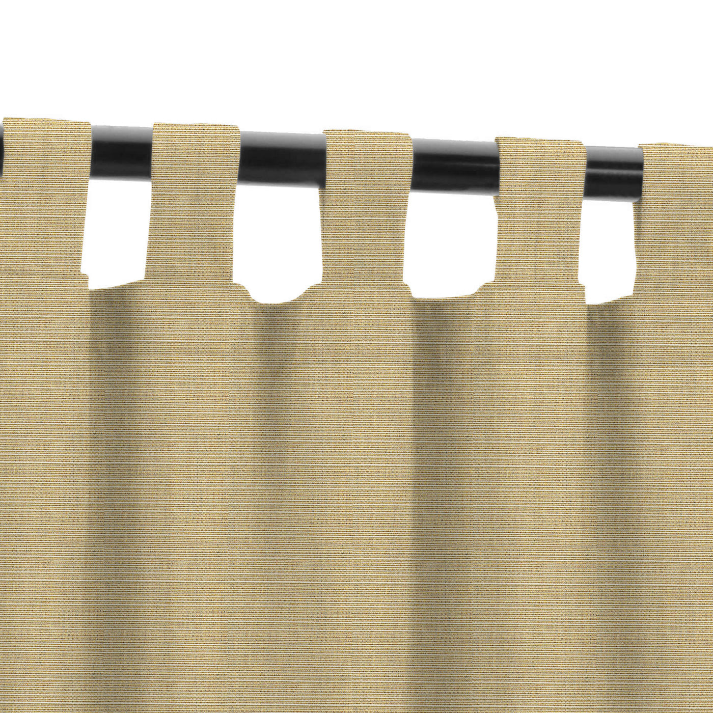 PENGI Outdoor Curtains Waterproof- Bamboo Cuban Sand