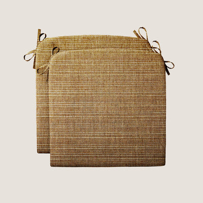 PENGI Dining Seat Cushions Outdoor 2 Packs - Bamboo