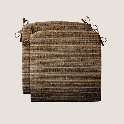 PENGI Dining Seat Cushions Outdoor 2 Packs - Bamboo